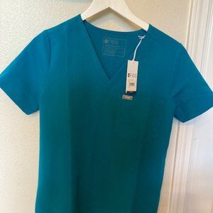 NWT Figs Pacific blue scrub set size small